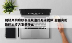 腱鞘炎的症状表现及治疗方法视频,腱鞘炎的最佳治疗方案是什么