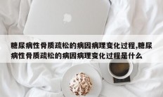 糖尿病性骨质疏松的病因病理变化过程,糖尿病性骨质疏松的病因病理变化过程是什么